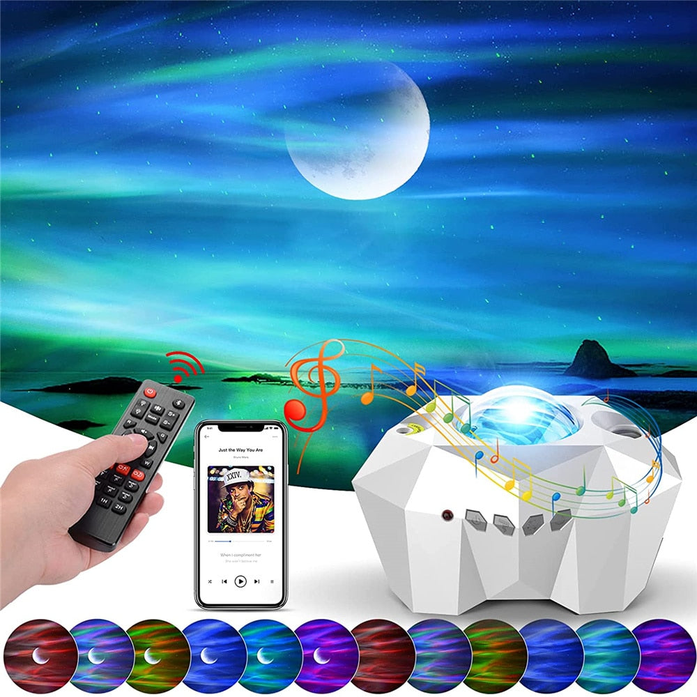 Lumira - Moon and Wave Projector