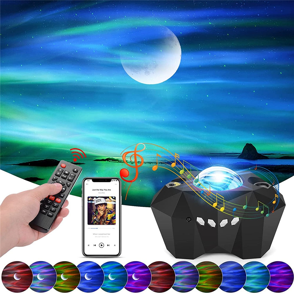 Lumira - Moon and Wave Projector