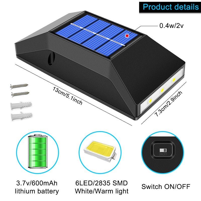 SunLim - Solar Wall Lamp