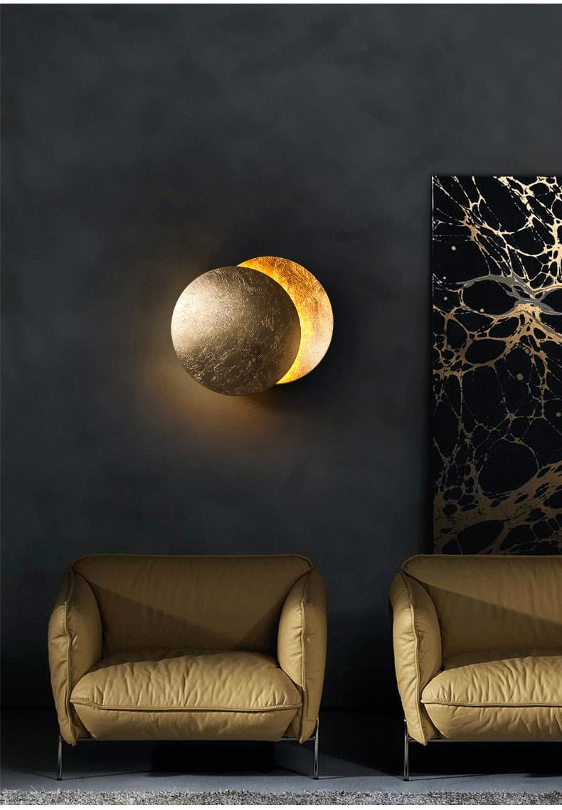 GoldLamp - Solar Eclipse Wall Lamp