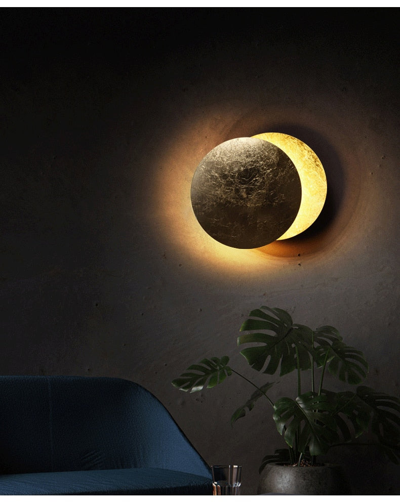 GoldLamp - Solar Eclipse Wall Lamp