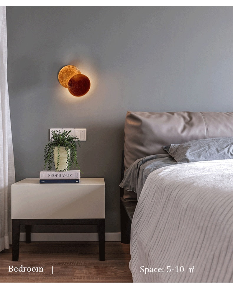 GoldLamp - Solar Eclipse Wall Lamp