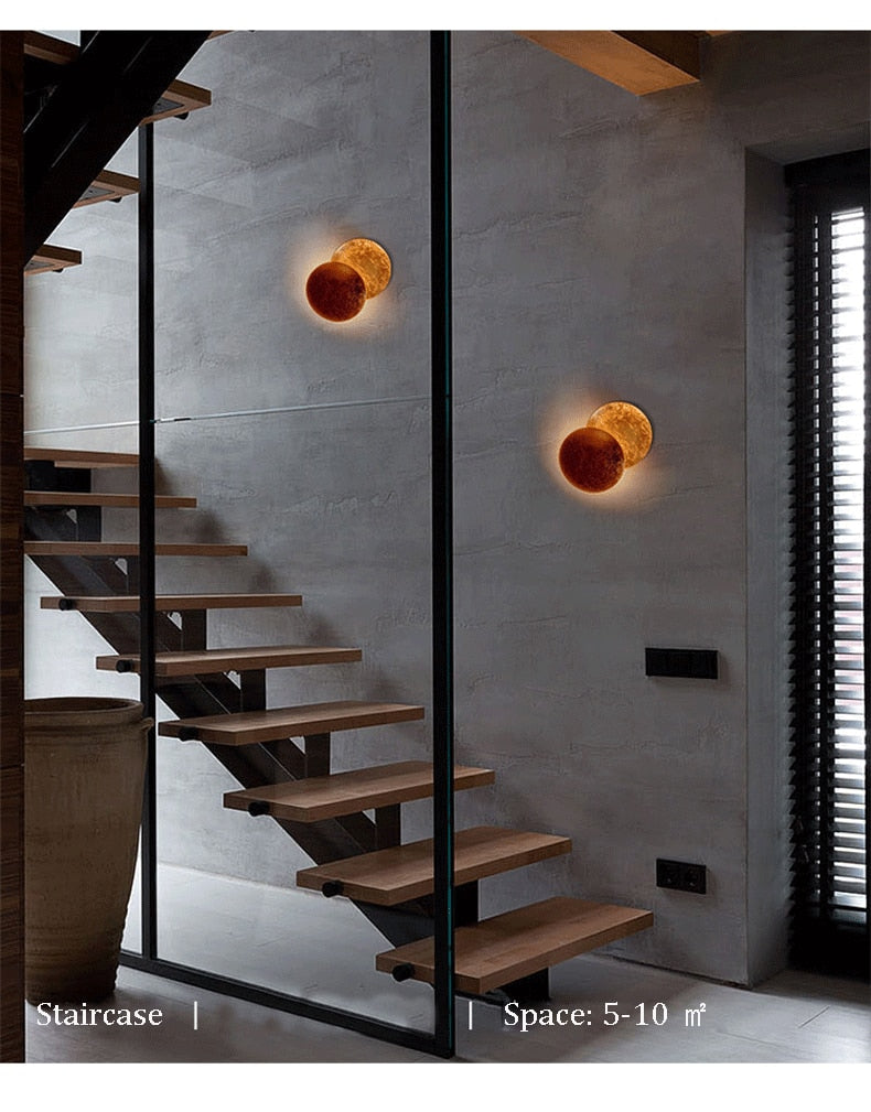 GoldLamp - Solar Eclipse Wall Lamp