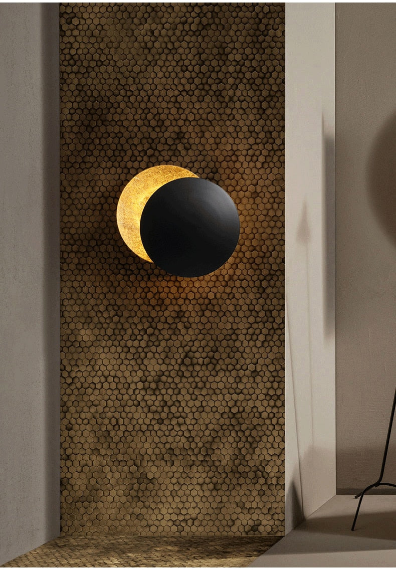 GoldLamp - Solar Eclipse Wall Lamp