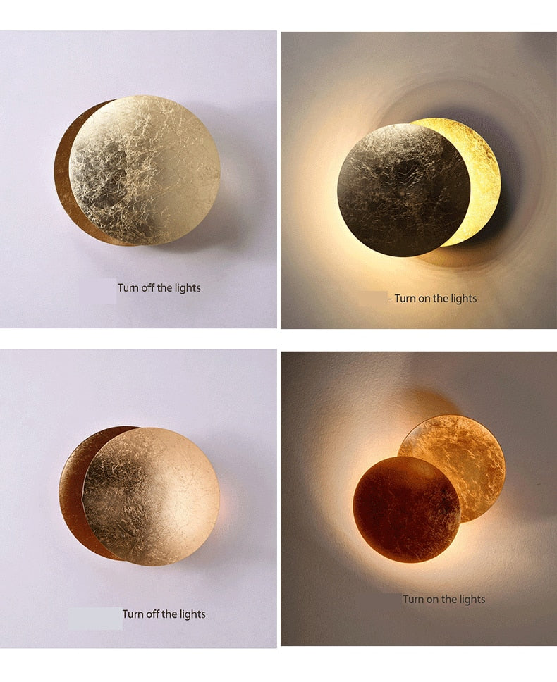 GoldLamp - Solar Eclipse Wall Lamp