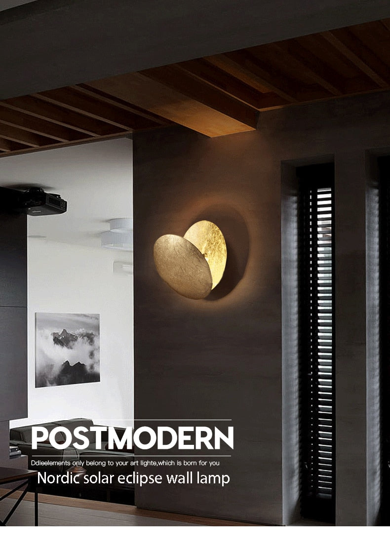 GoldLamp - Solar Eclipse Wall Lamp