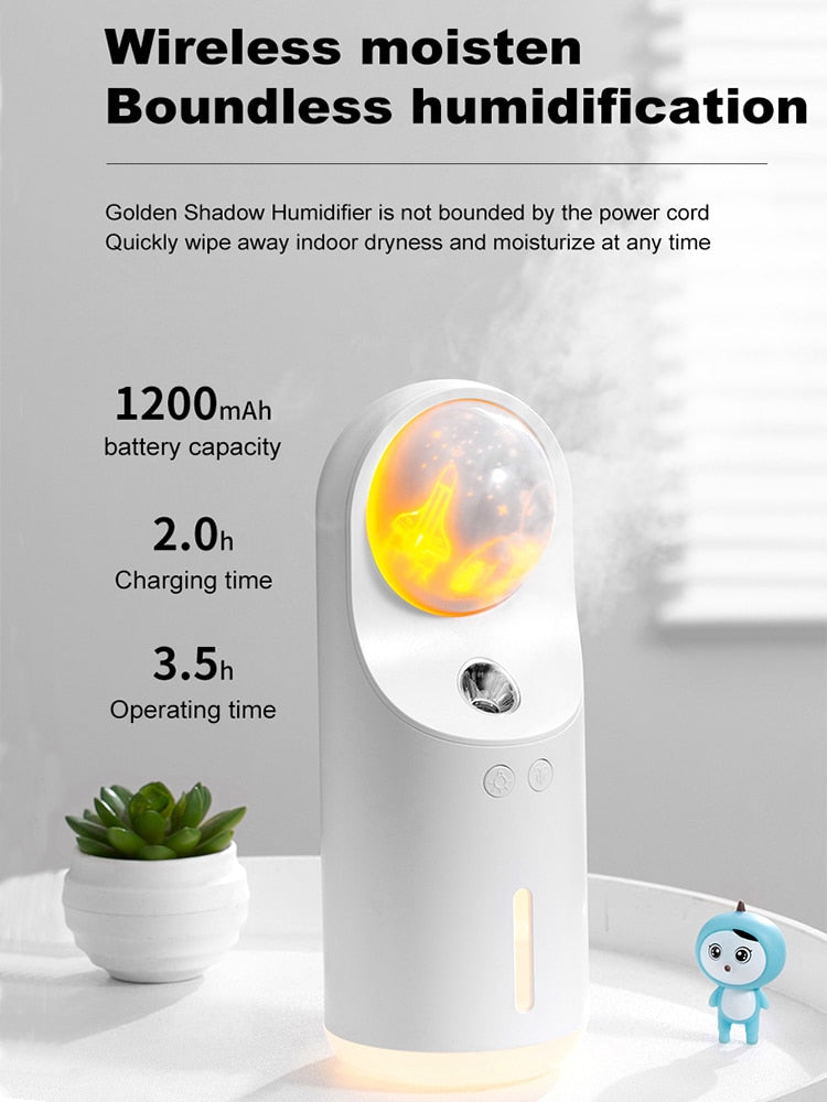 300ml Projector Wireless Air Humidifier