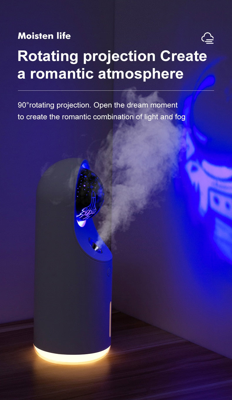 300ml Projector Wireless Air Humidifier