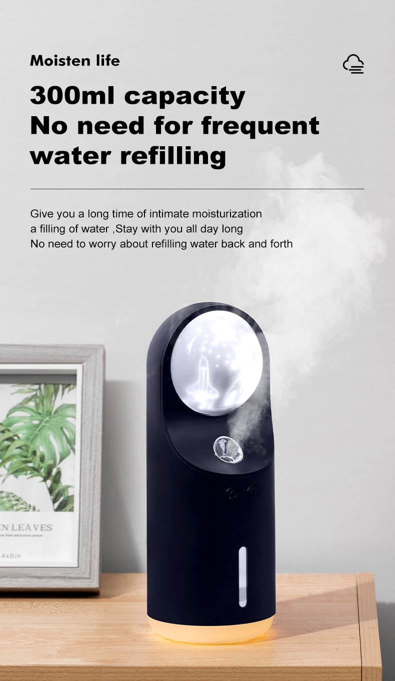 300ml Projector Wireless Air Humidifier