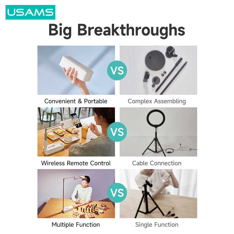 Portable Smartphone Broadcast Stand