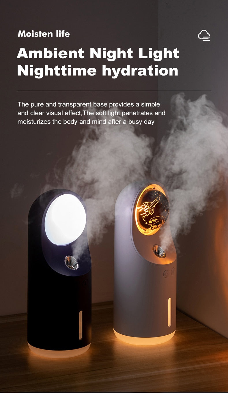 300ml Projector Wireless Air Humidifier