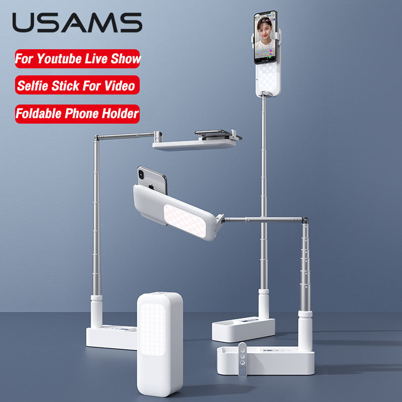 Portable Smartphone Broadcast Stand